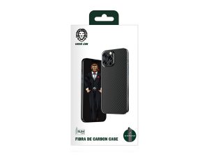 کاور موبایل مدل Fibra De Carbon Green Lion