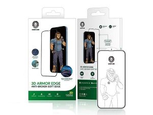 گلس موبایل 3D Armor Edge Green Lion