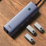 هاب 4 پورت USB-C بیسوس B0005280A813-00 - Image 3