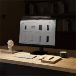 لامپ گیره ای دسکتاپ بیسوس i-wok USB Stepless Dimming Screen Hanging Light - Image 8