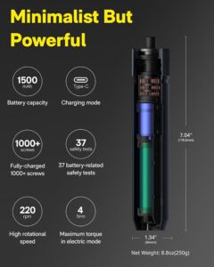 ست پیچ گوشتی شارژی شیائومی HOTO QWLSD001 - Image 8