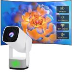 ویدئو پروژکتور اندروید شارژی Pan-Tilt Lamp Projector K2 - Image 7