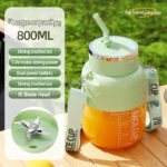 مخلوط کن قابل حمل 800 میلی لیتر Ton Barrel Juice Cup K2 - Image 2
