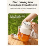 مخلوط کن قابل حمل 800 میلی لیتر Ton Barrel Juice Cup K2 - Image 3