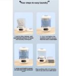 مینی واش قابل حمل و شارژی Portable wireless laundry cup K812 - Image 4