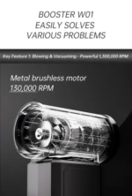 جت فن چند کاره Booster W01 - Image 7