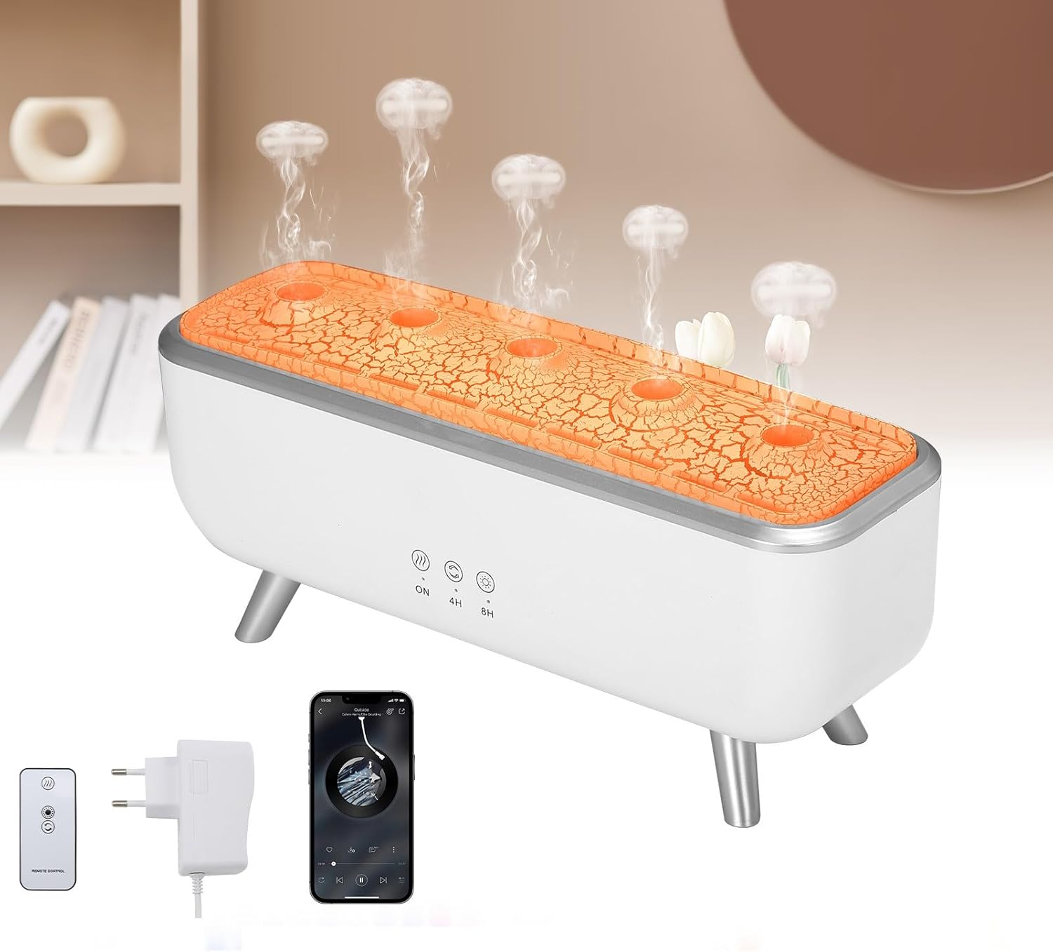 دستگاه رطوبت ساز و آروماتراپی مدل عروس دریایی V79