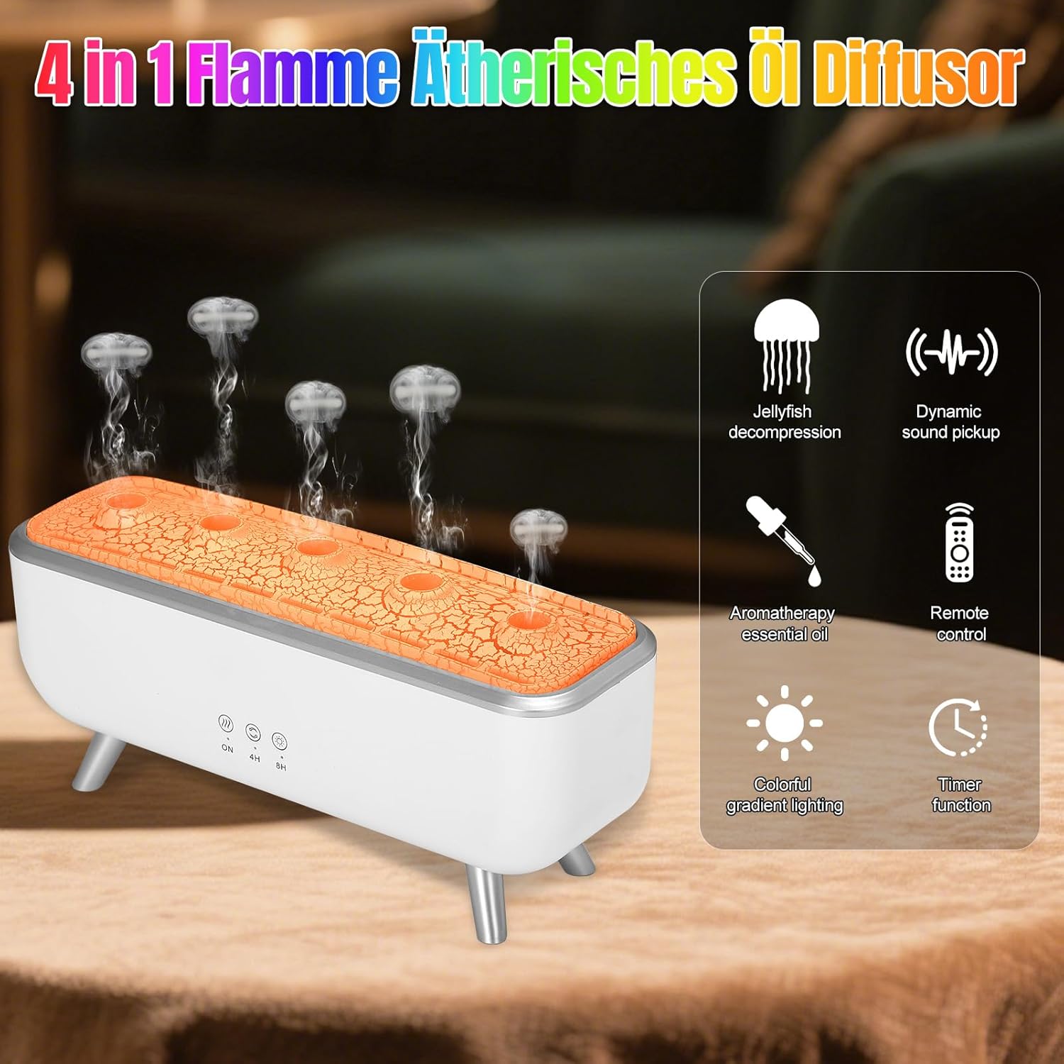 دستگاه رطوبت ساز و آروماتراپی مدل عروس دریایی V79