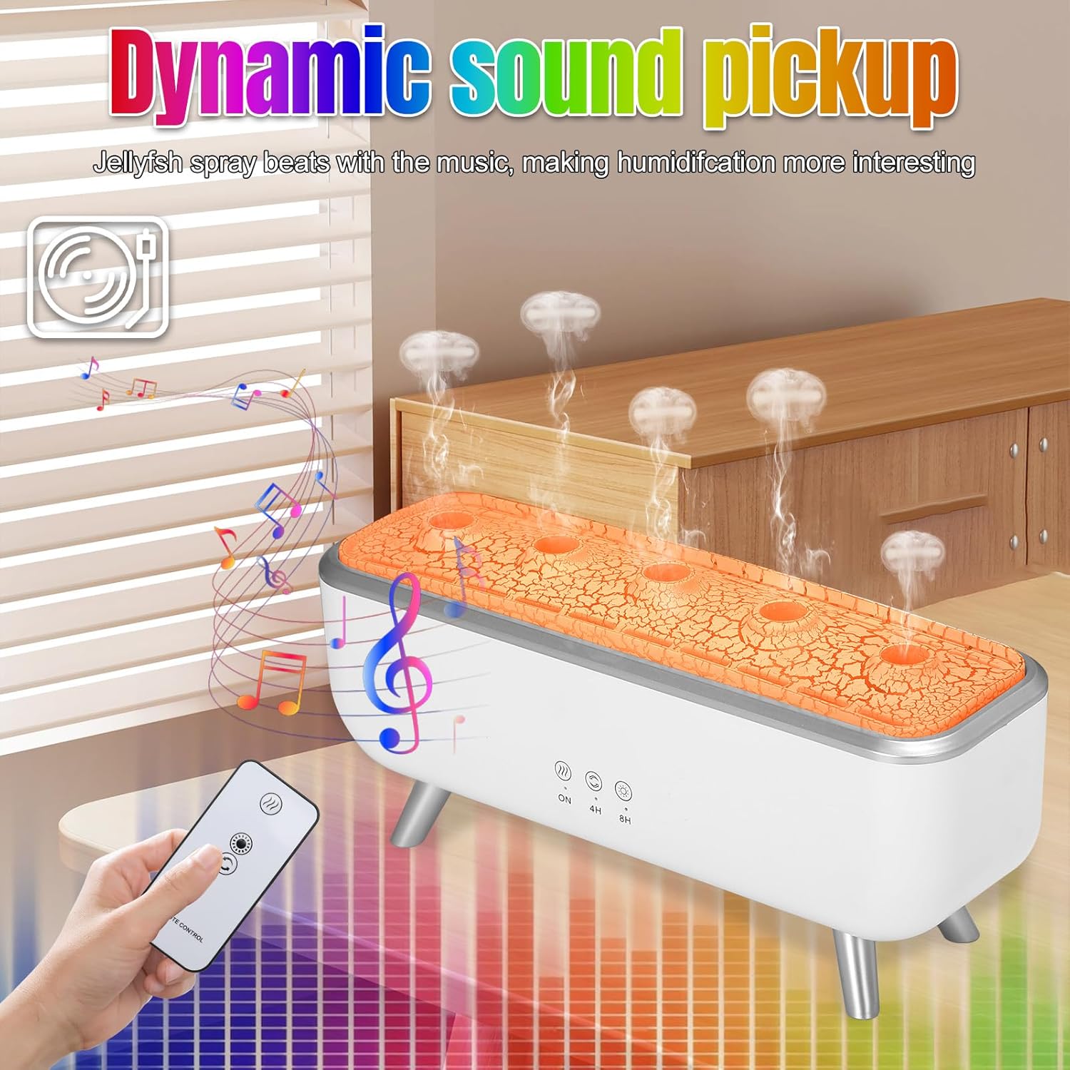 دستگاه رطوبت ساز و آروماتراپی مدل عروس دریایی V79