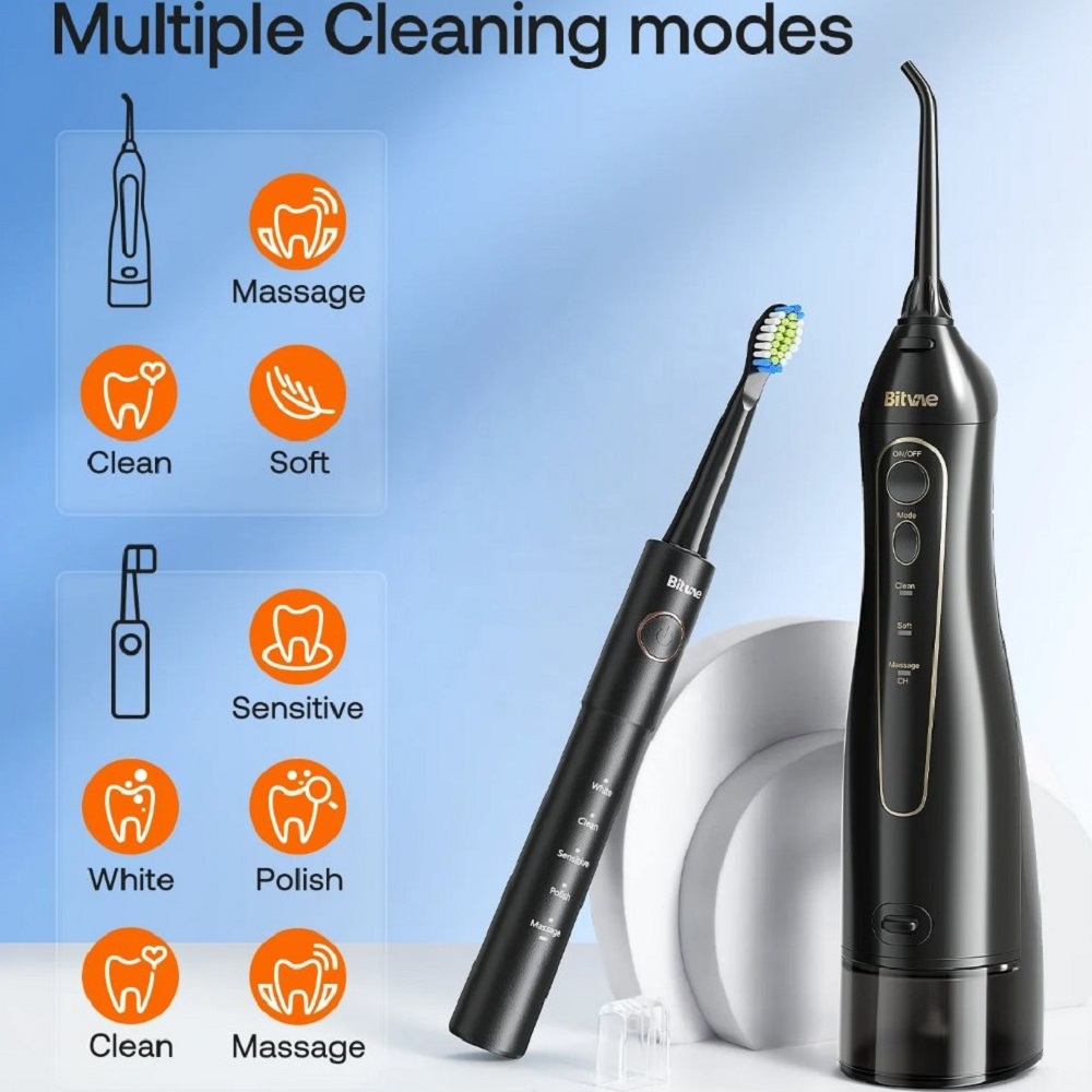 ست مسواک برقی و واترجت Bitvae E11 Cordless F5020E